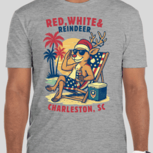 Red White Reindeer Tee - Operation Jingle